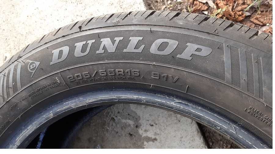 205/55/16--DUNLOP---2023r--bieznik--7-8mm---opony--WIELOSEZONOWE--NOWE