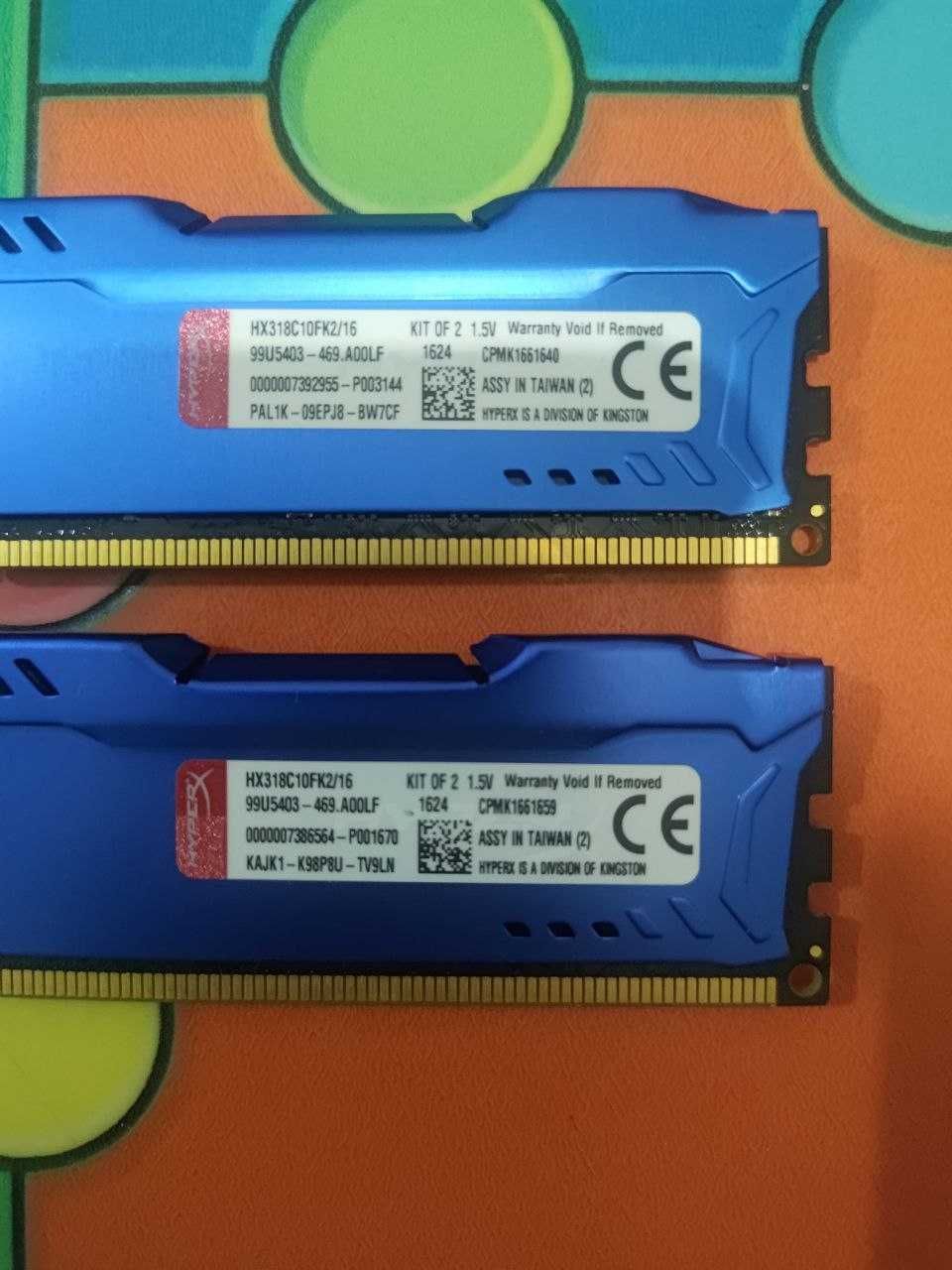 Продам Kingston HyperX Fury 16GB (2X8GB)