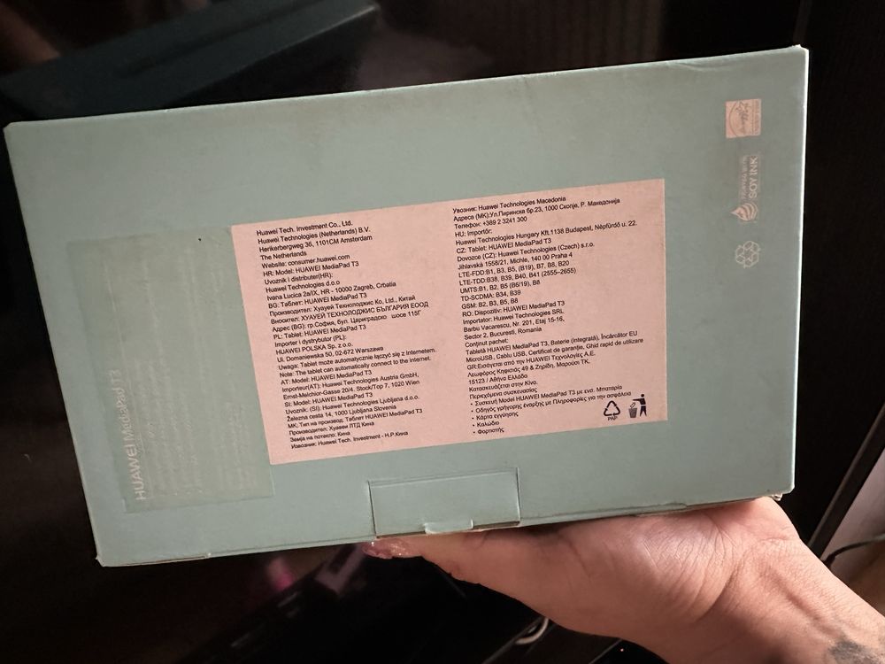 Huawei MediaPad T3 10” – używany tablet z pudełkiem