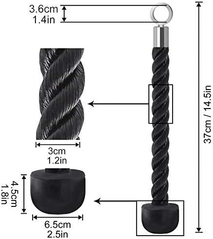 Sznur lina do wyciągu z uchwytem do ćwiczeń na triceps