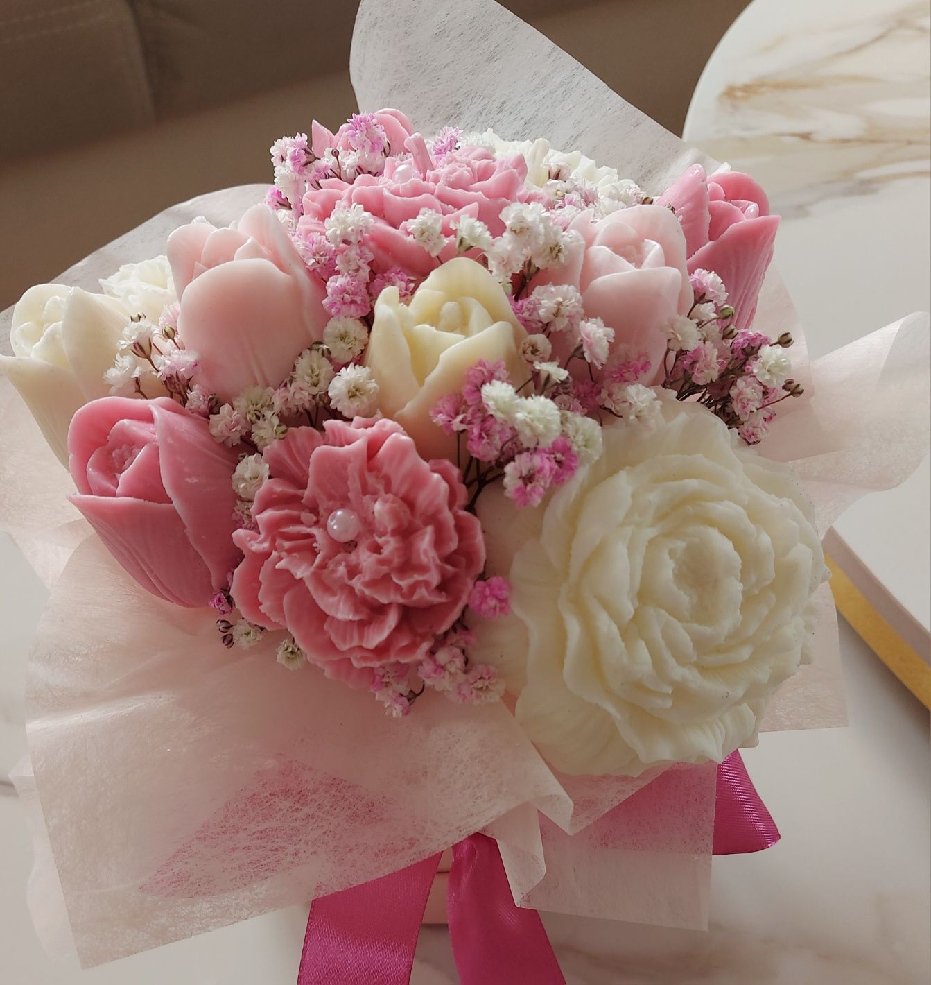 FLOWER BOX wosk sojowy