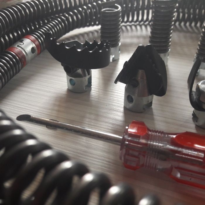 Набор прочистных насадок Rems,ridgid,rothenberger.Спирали