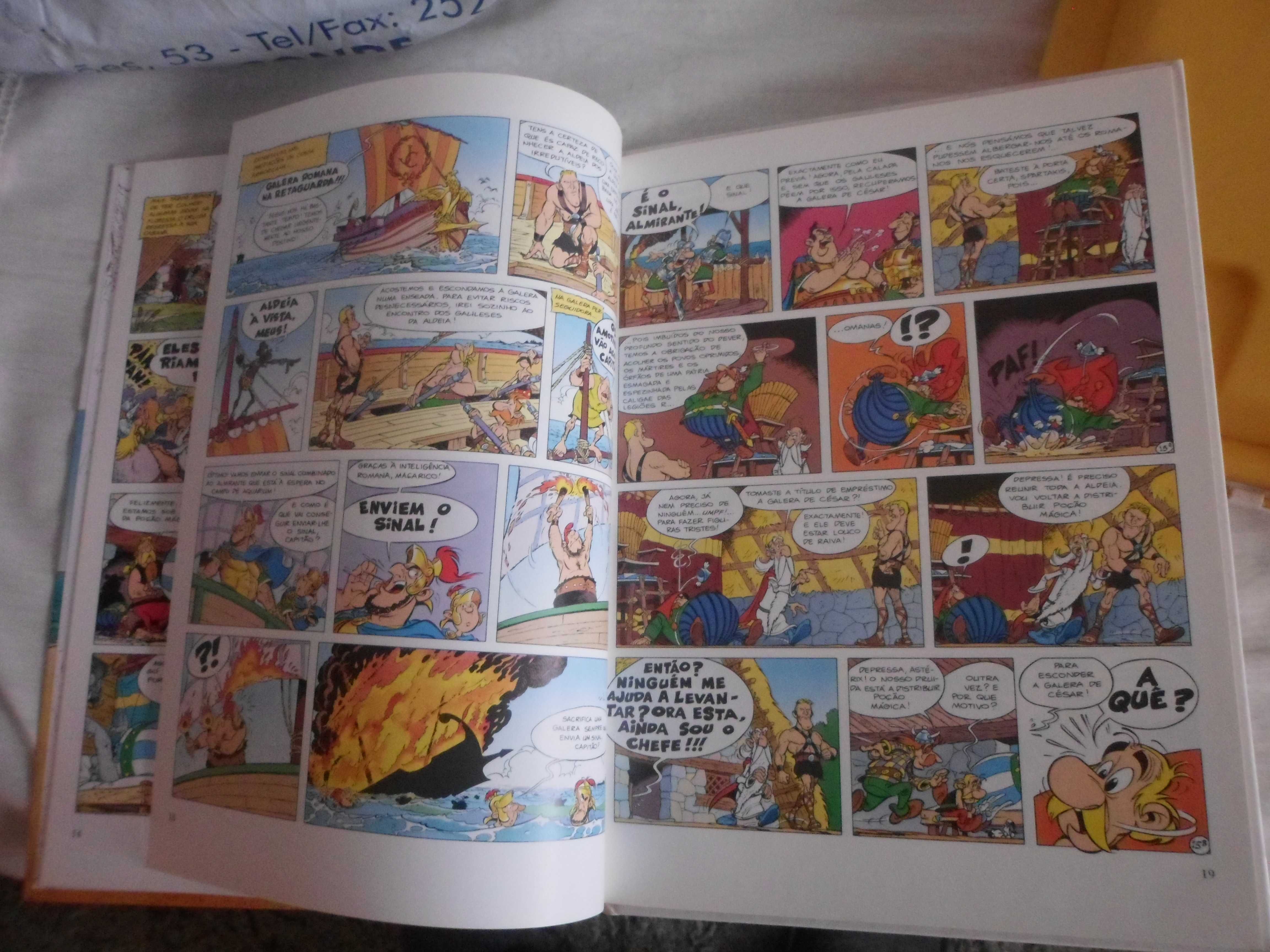 o livro do astérix com o titulo o pesadelo de obélix