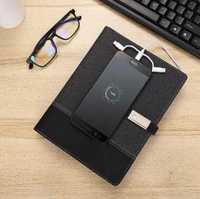 Бізнес щоденник smart блокнот з бездротовою зарядкою та флешкою 16 Гб
