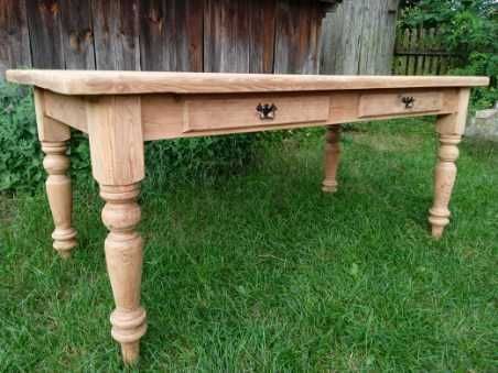 Stół stary wiejski rustykalny prowansalski farmhouse lite drewno
