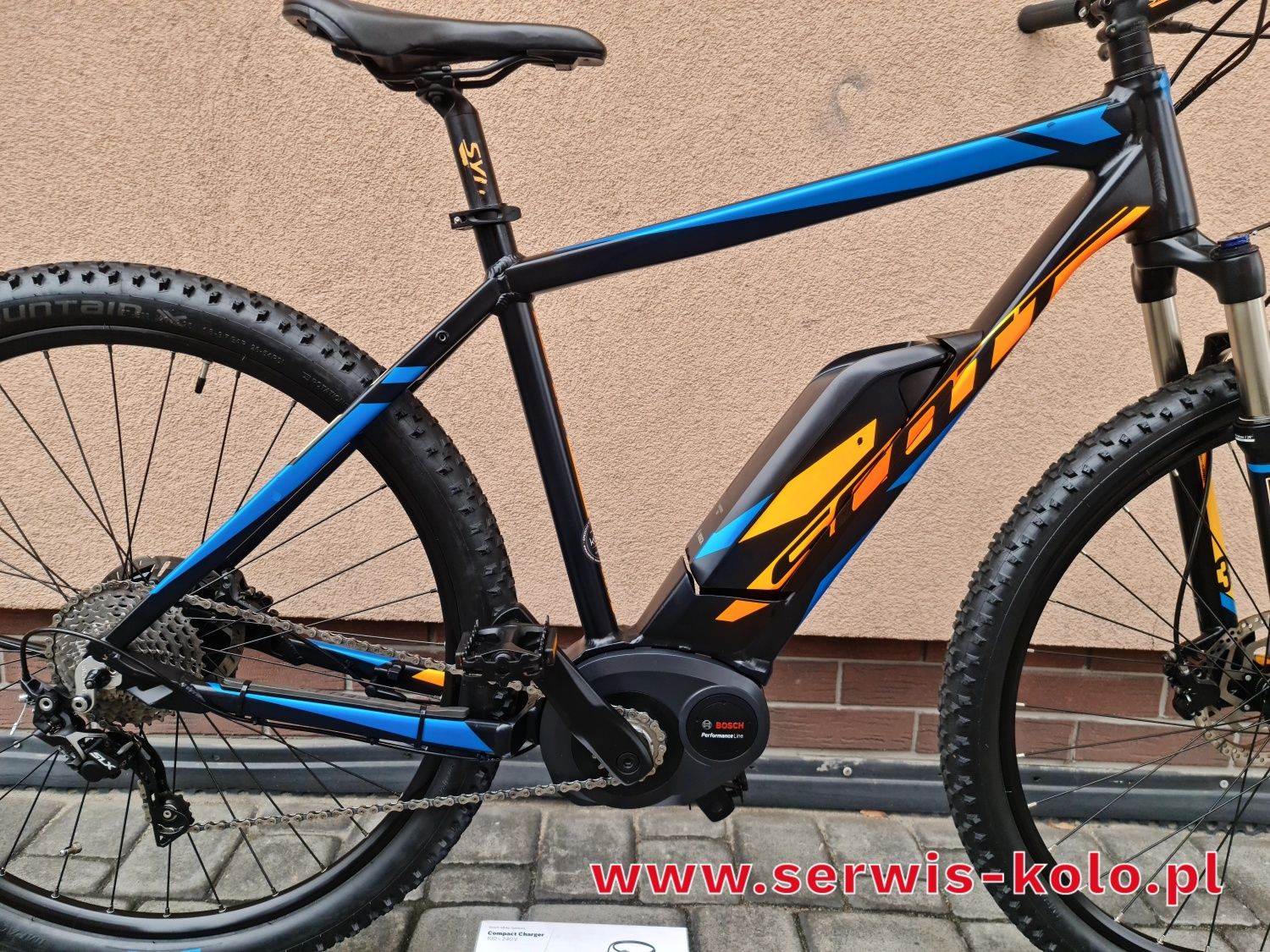 Rower elektryczny Górski MTB SCOTT koła 29 ALU shimano SLX WYSYŁKA