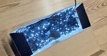 Światełka lampki choinkowe Lumineo 500 LED zimna biel chłodna