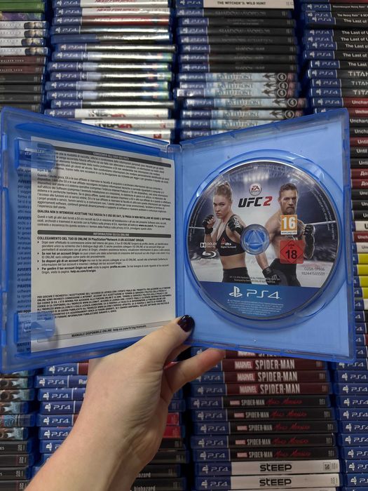 Гра UFC 2 на ps4, диск з грою на пс 4, ліцензія