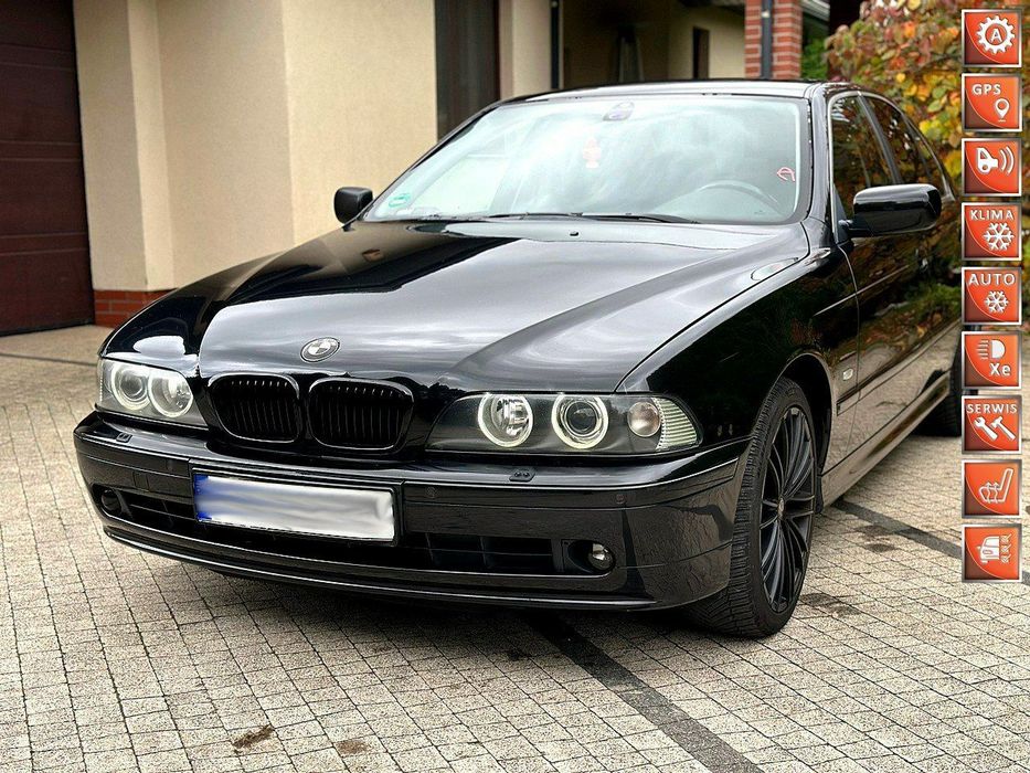 BMW Seria 5 BMW 520i 170KM Automat Sedan Exclusive Lift 2xPDC Skóra Ksenon Opłaty