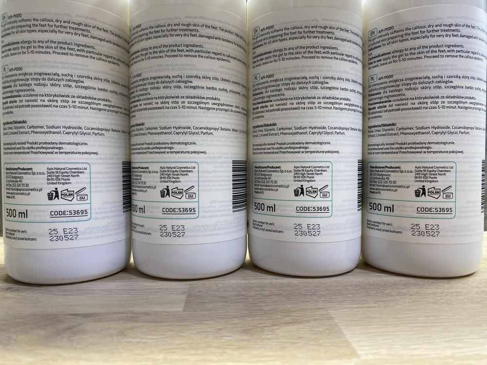 APIS Api - Podo Żel zmiękczający do stóp z mocznikiem 30% / 500 ml