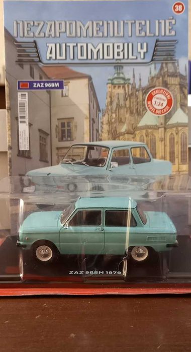 Журнал Nezapomenutelna Auta №38 с моделью(1:24) ЗАЗ-968М Запорожец