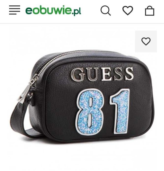 Torebka listonoszka Guess czarna 81