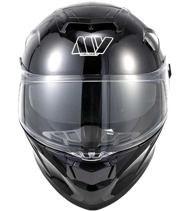Kask integralny motocyklowy z osłoną przeciwsłoneczną