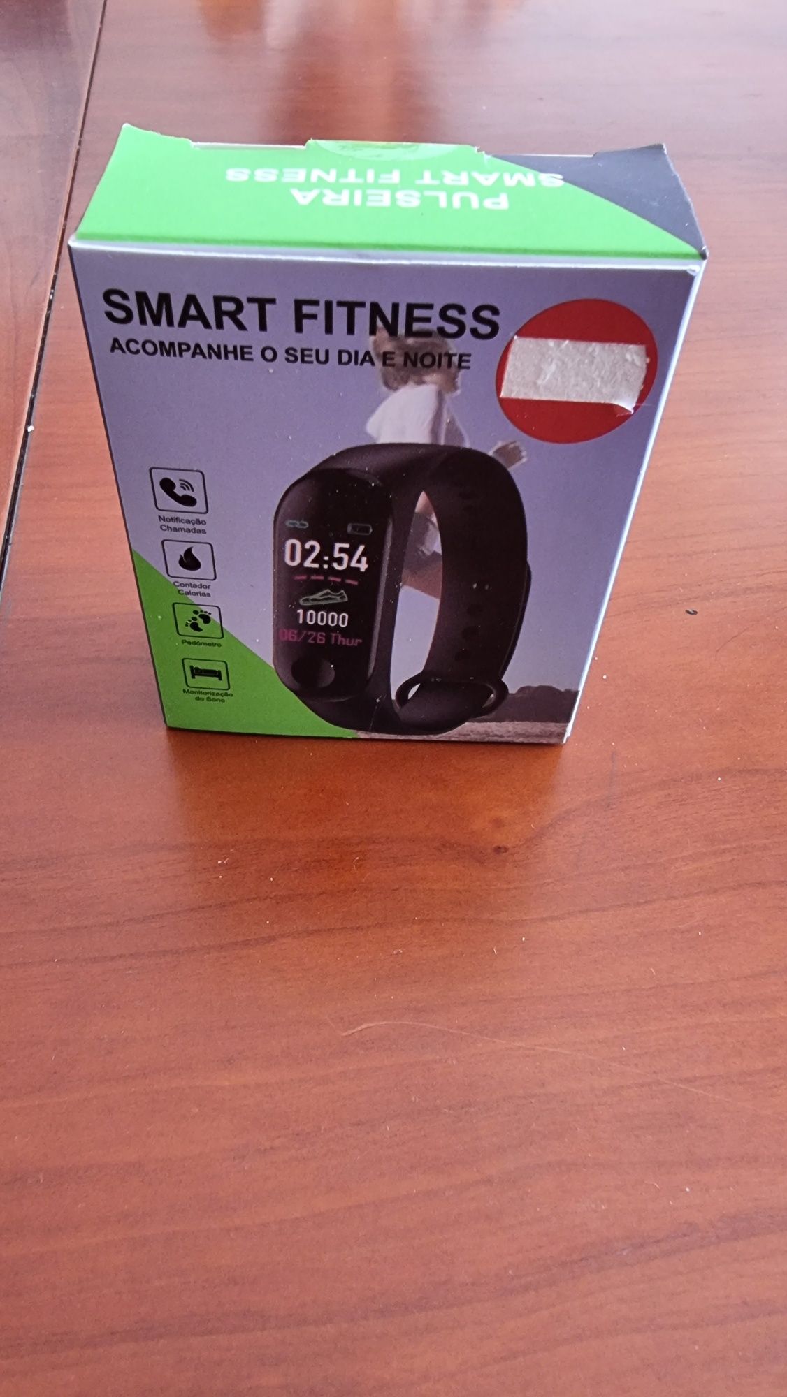 Relógio smartband, fitness, inteligente, com Bluetooth. Novo embalagem