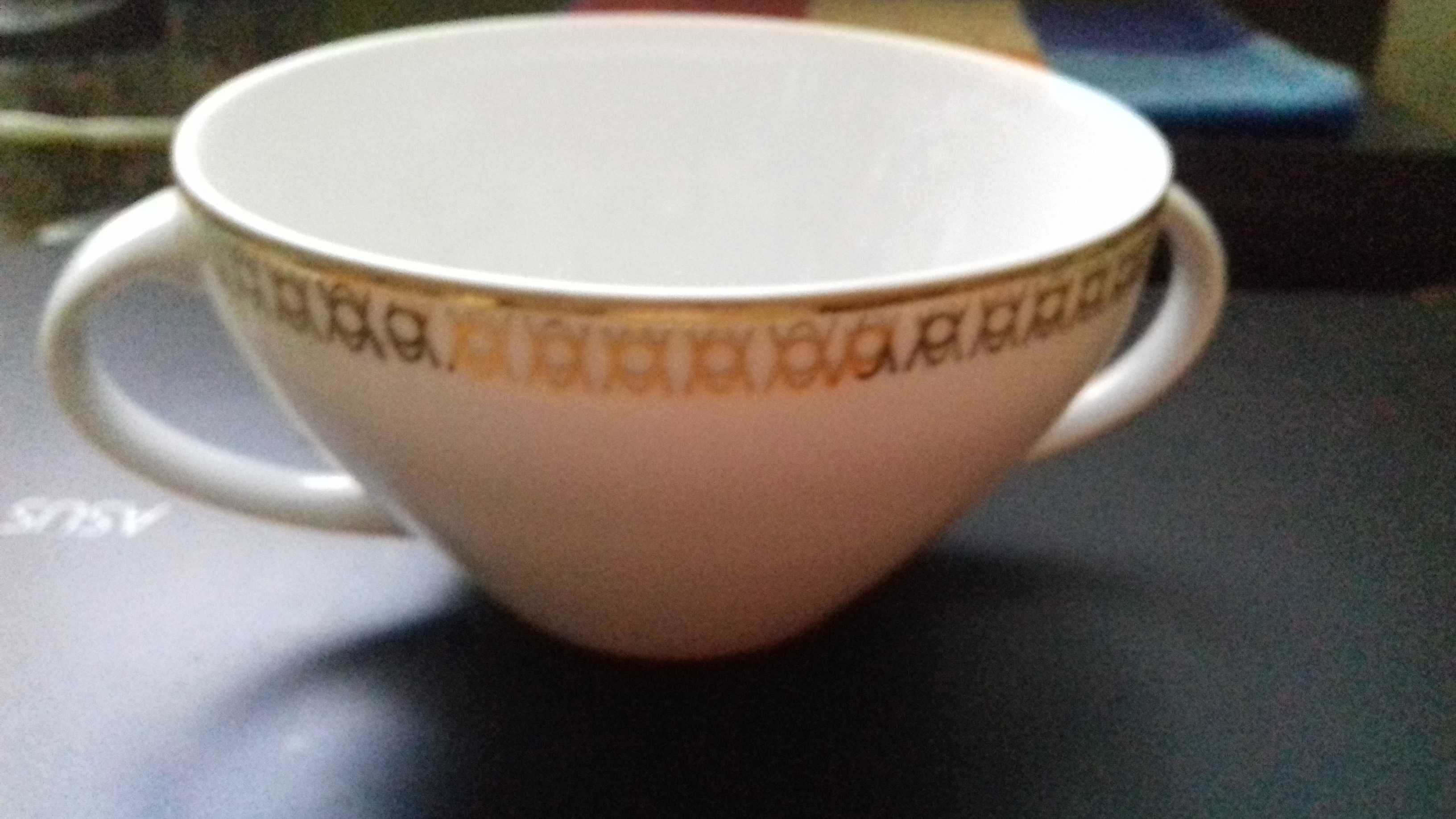 bulionówka, porcelana Karolina - 6 sztuk, poj. 220 ml, sygnowana