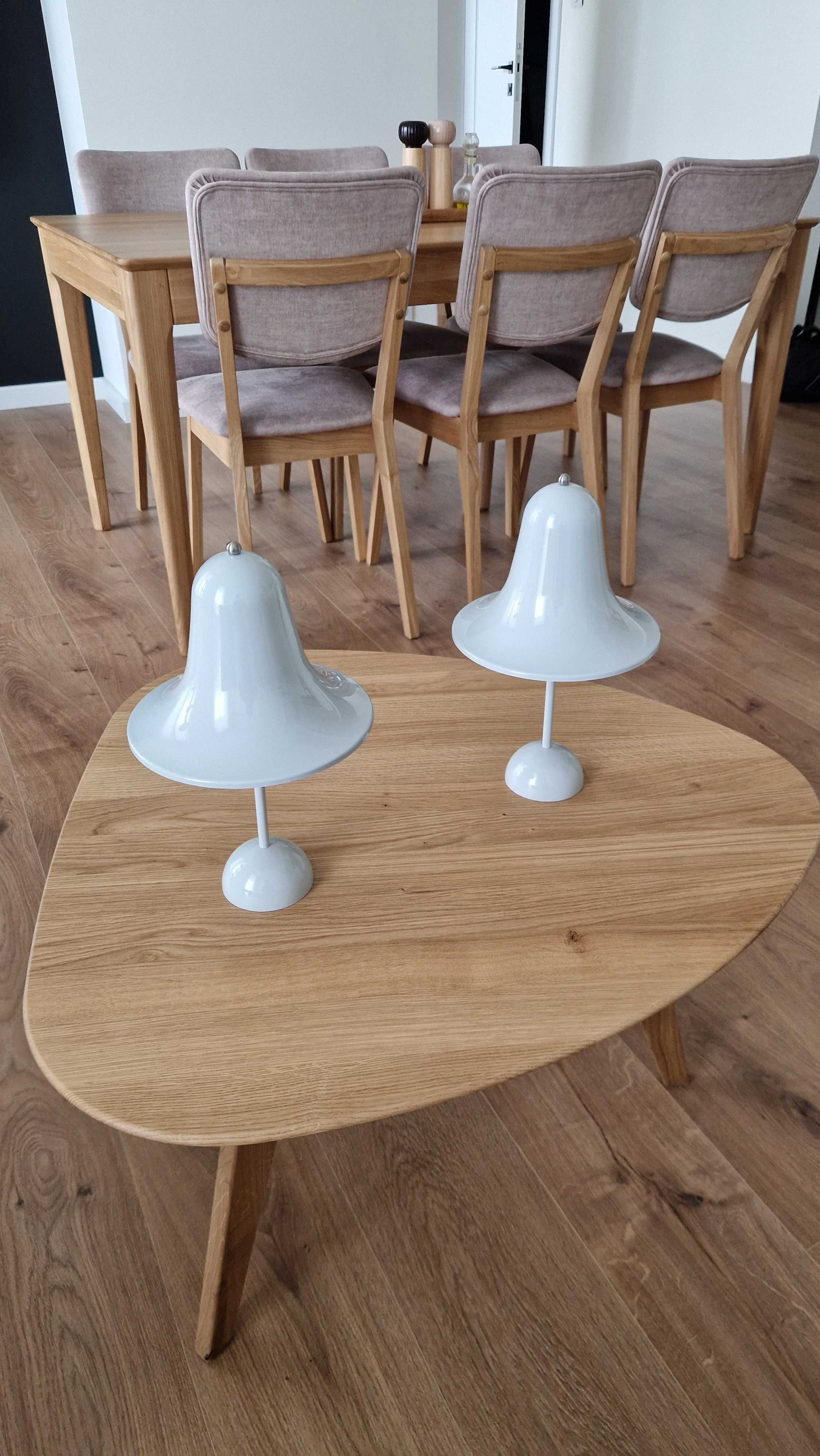 Ikona duńskiego designu – 2 lampy Verpan Pantop Portable – szary