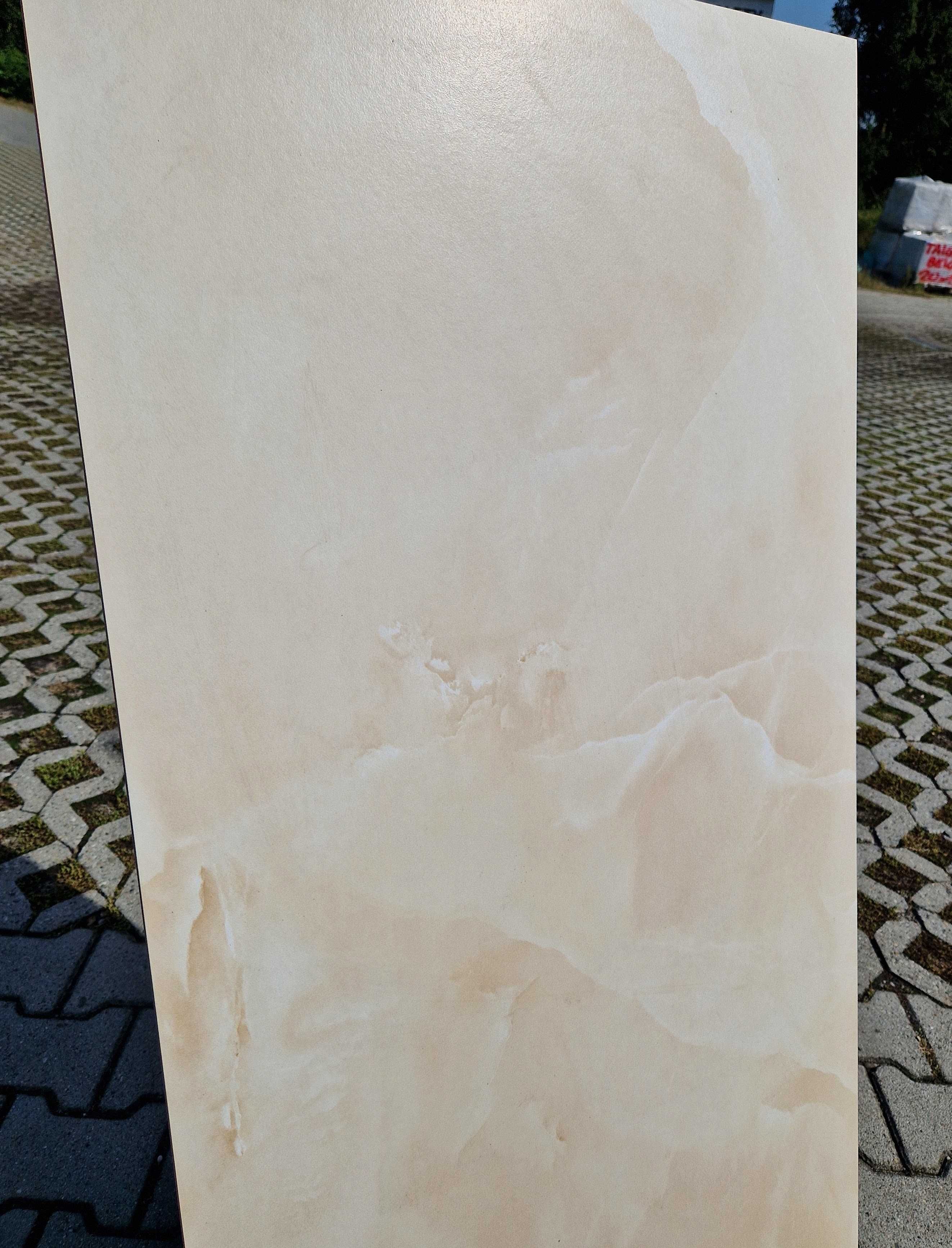 Nowoczesne płytki gresowe podłogowe matowe 59,8x119,8 Musing Beige g2