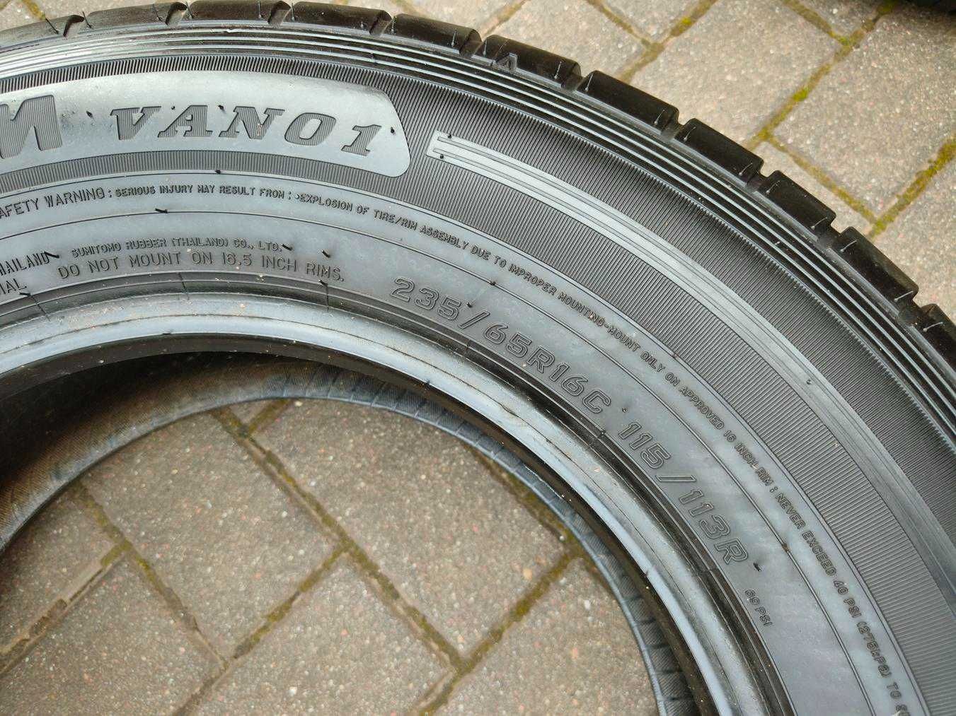 235/65 115/113R R16C FALKEN Van01 8mm 2021r Opony Letnie BUS 2szt