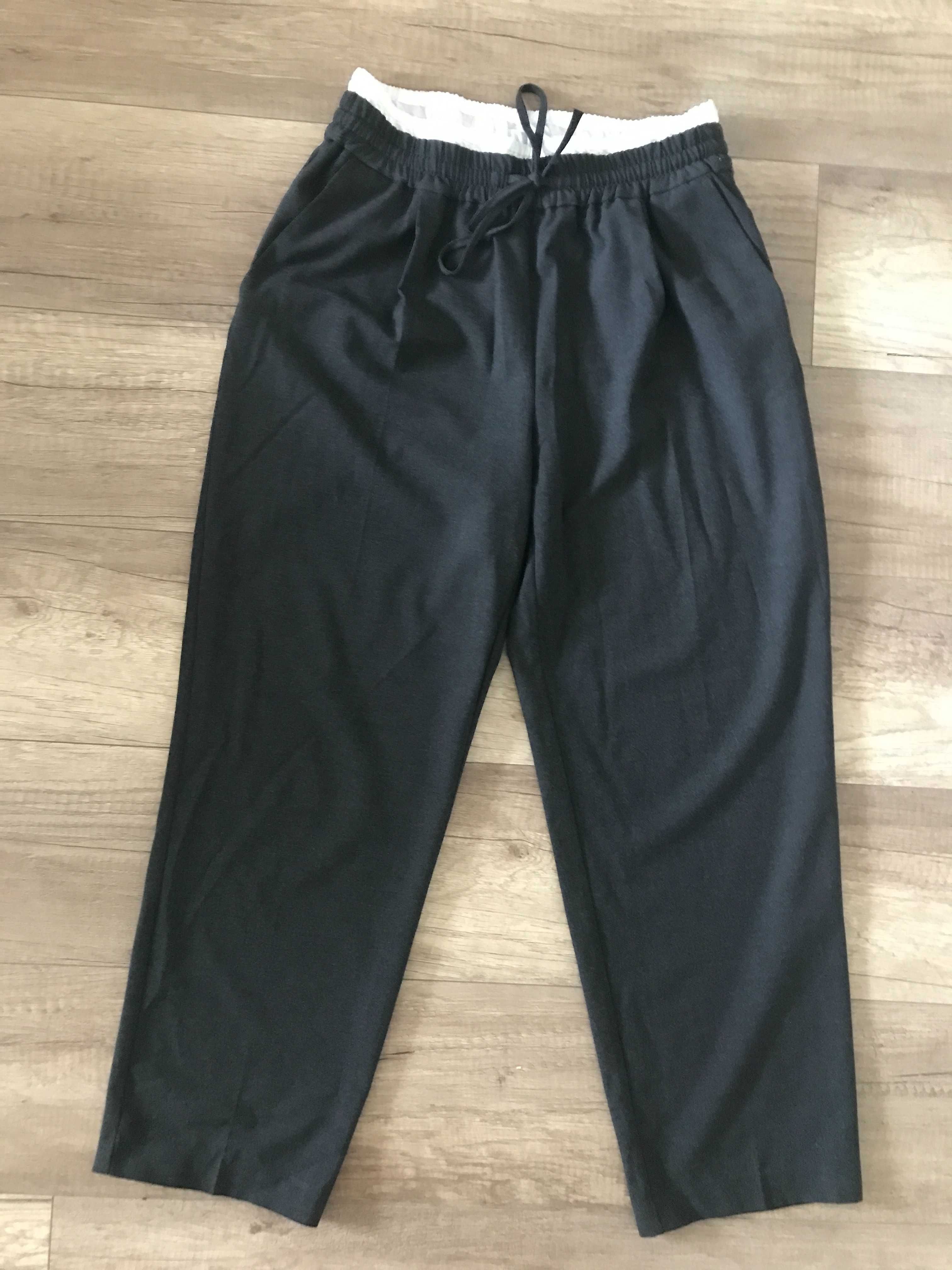 Spodnie grafitowe ZARA 38