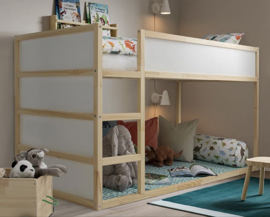 Lozko pietrowe kura ikea