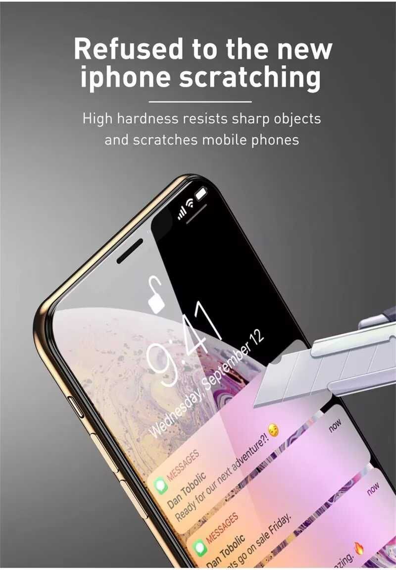 Захисне скло для iPhone 15 / Pro Max / 15 Plus 9D 9H стекло айфон 3D