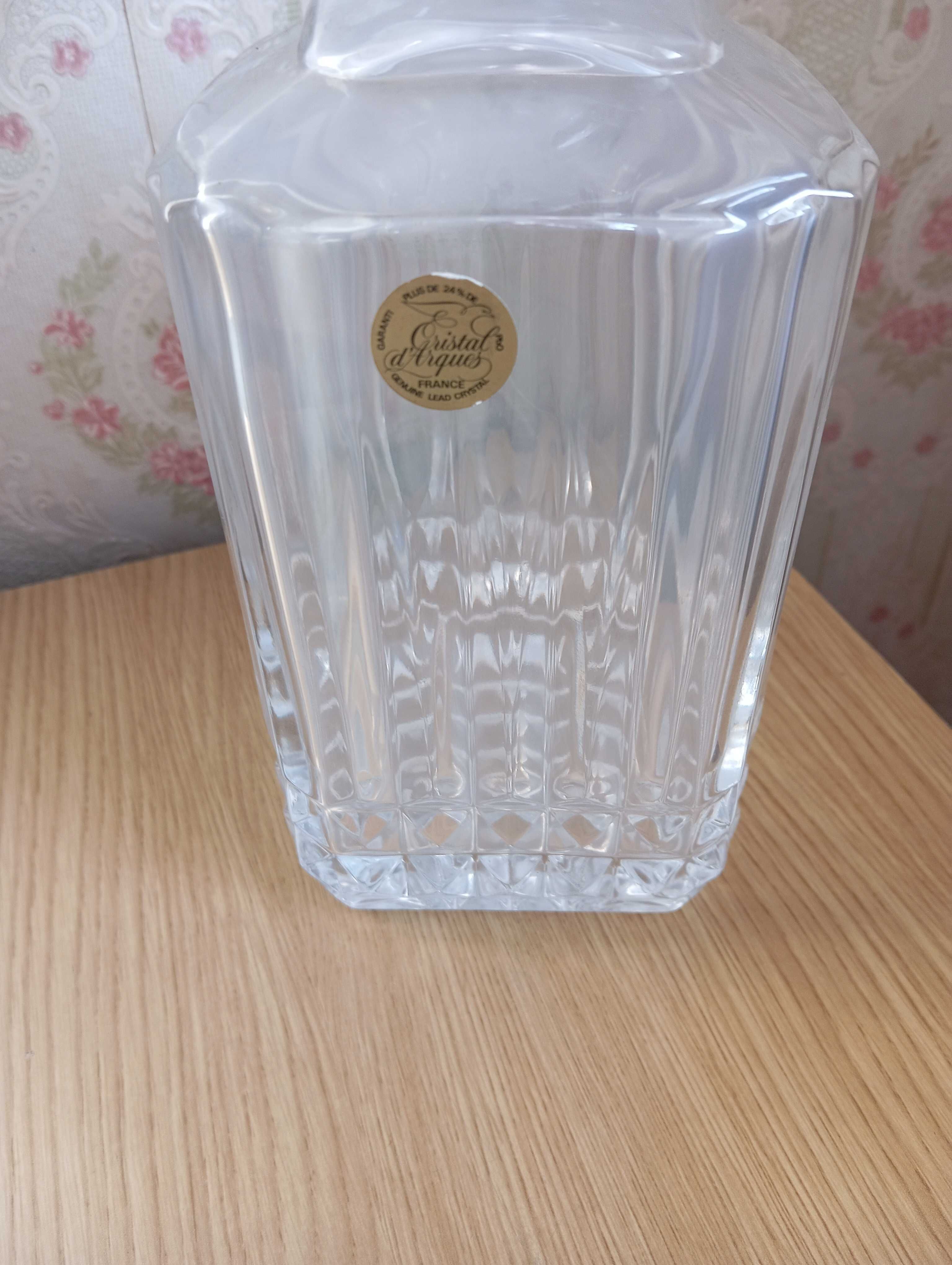 Jarro de whisky em cristal