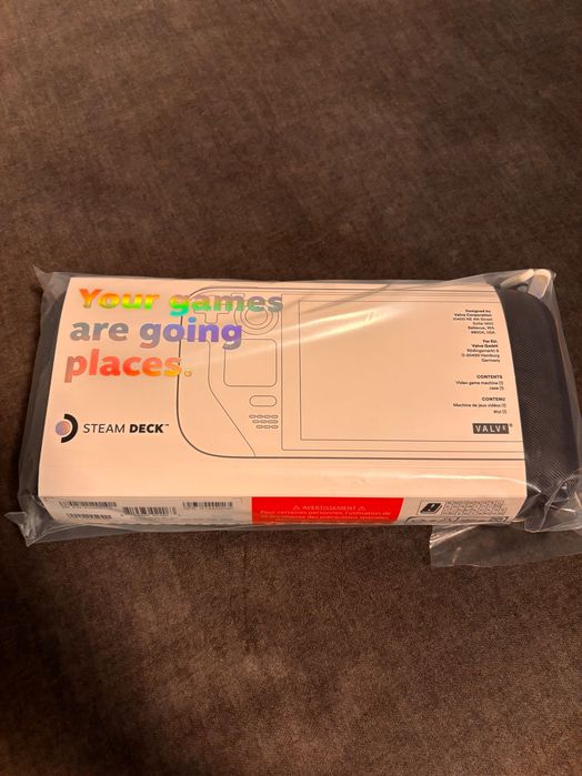 Steamdeck 256gB nova e nunca utilizada