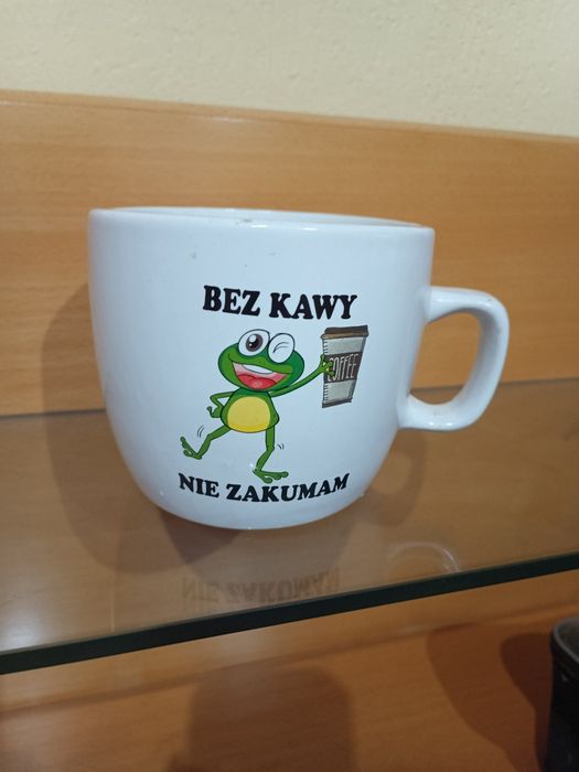 Doniczka ceramiczna kubek osłonka biała