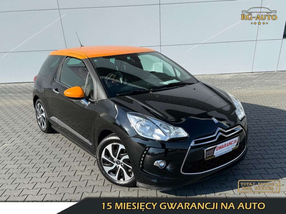 Citroën DS3 1.6HDI Navi PDC Led Serwis Oryginał 193Tkm Piękny!!! Gwarancja 15mieś!
