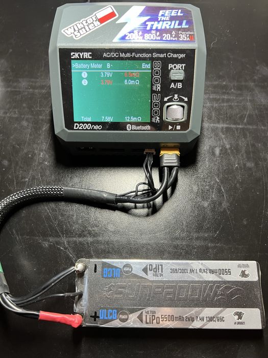 Pakiet 2S LiPO Sunpadow Platin ULCG 5500mAh (JA0021)