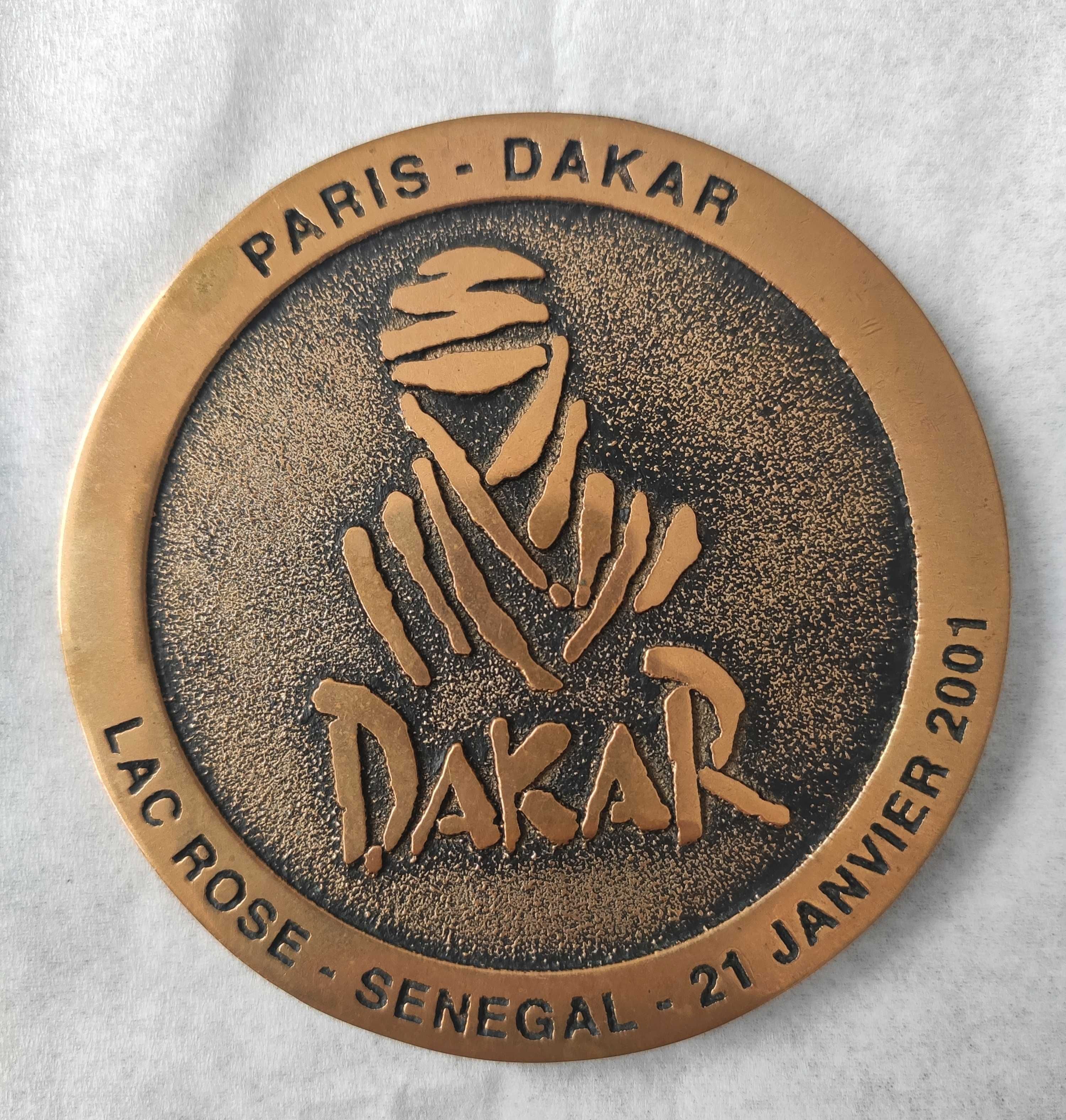 Medal za ukończenia rajdu Paryż-Dakar 2001r.