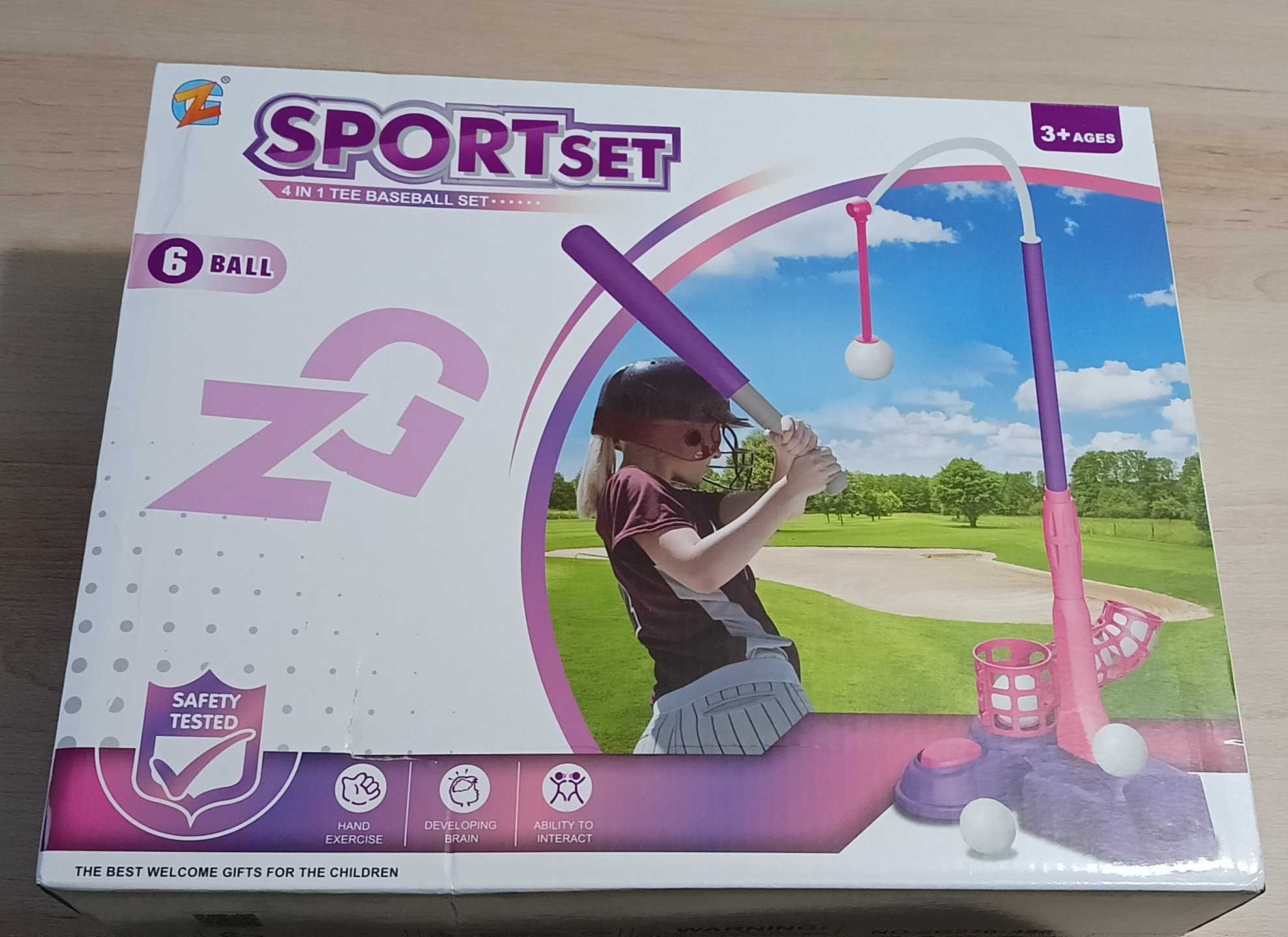 Baseball gra dla dzieci zestaw 4w1