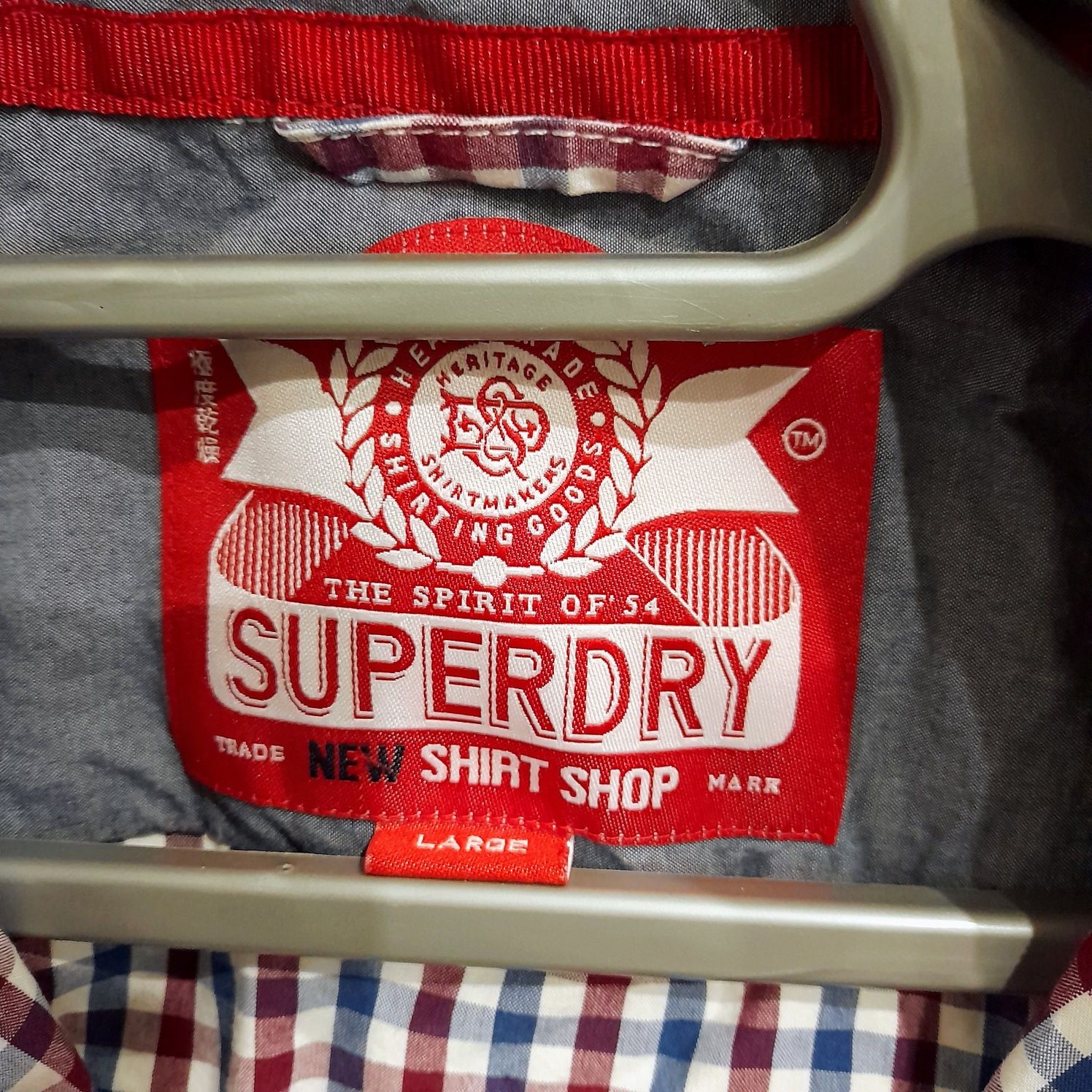 Koszula w kratkę Superdry L