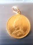 Libra em ouro Victoria  1892