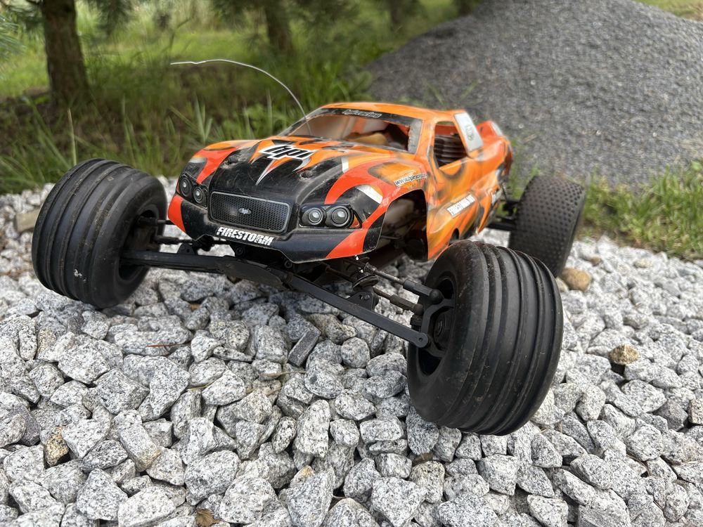 HPI Firestorm model spalinowy 1:10 nowy silnik. Mega zestaw.