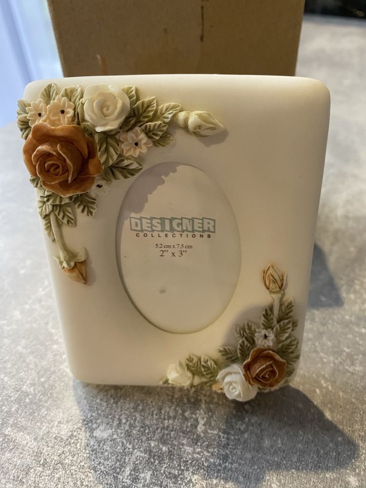 Porcelanowa mini ramka 3D