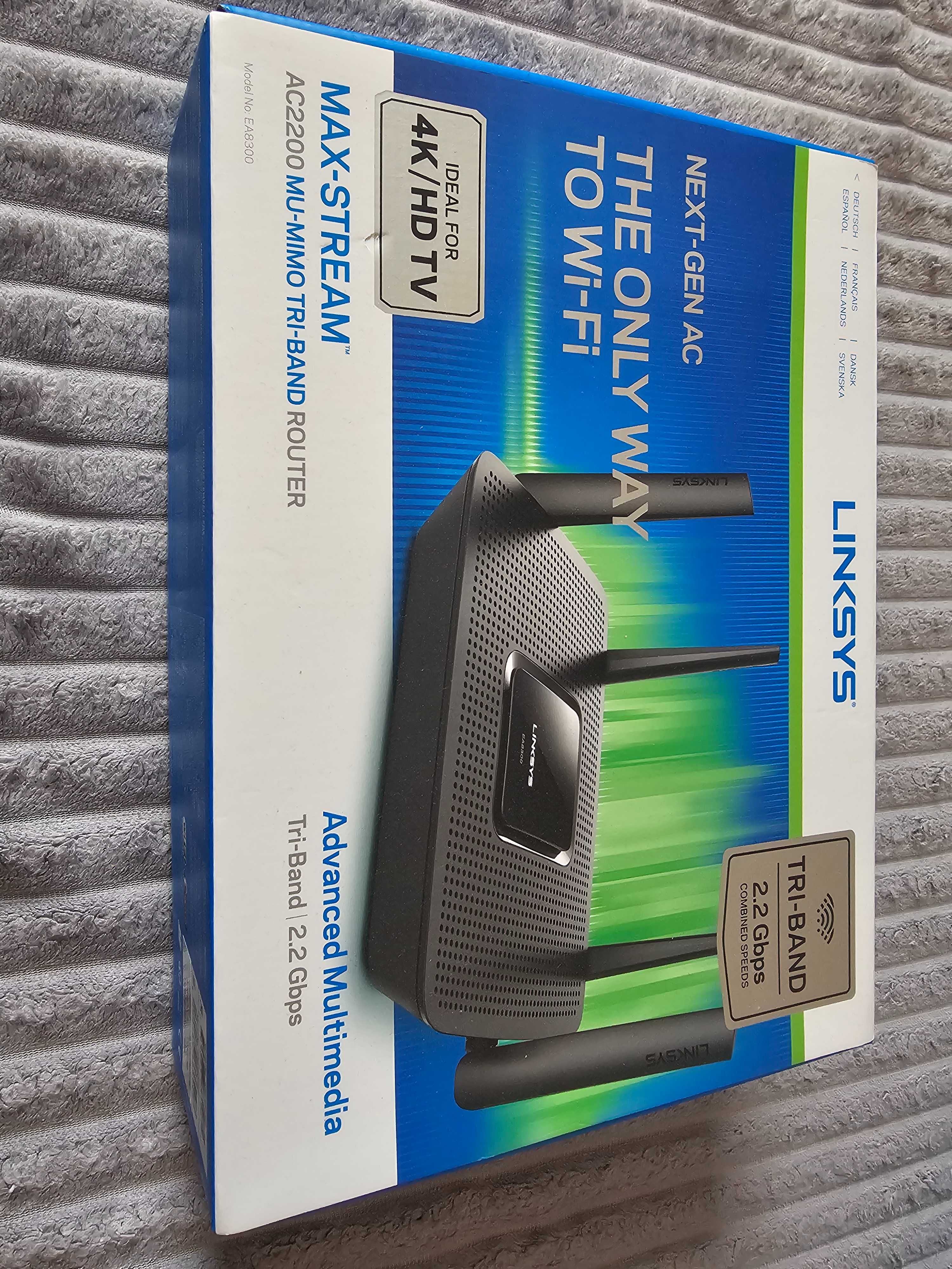 Премиальный Роутер маршрутизатор Linksys EA8300 v 2 Usb 3.0 4k HDTV 8k