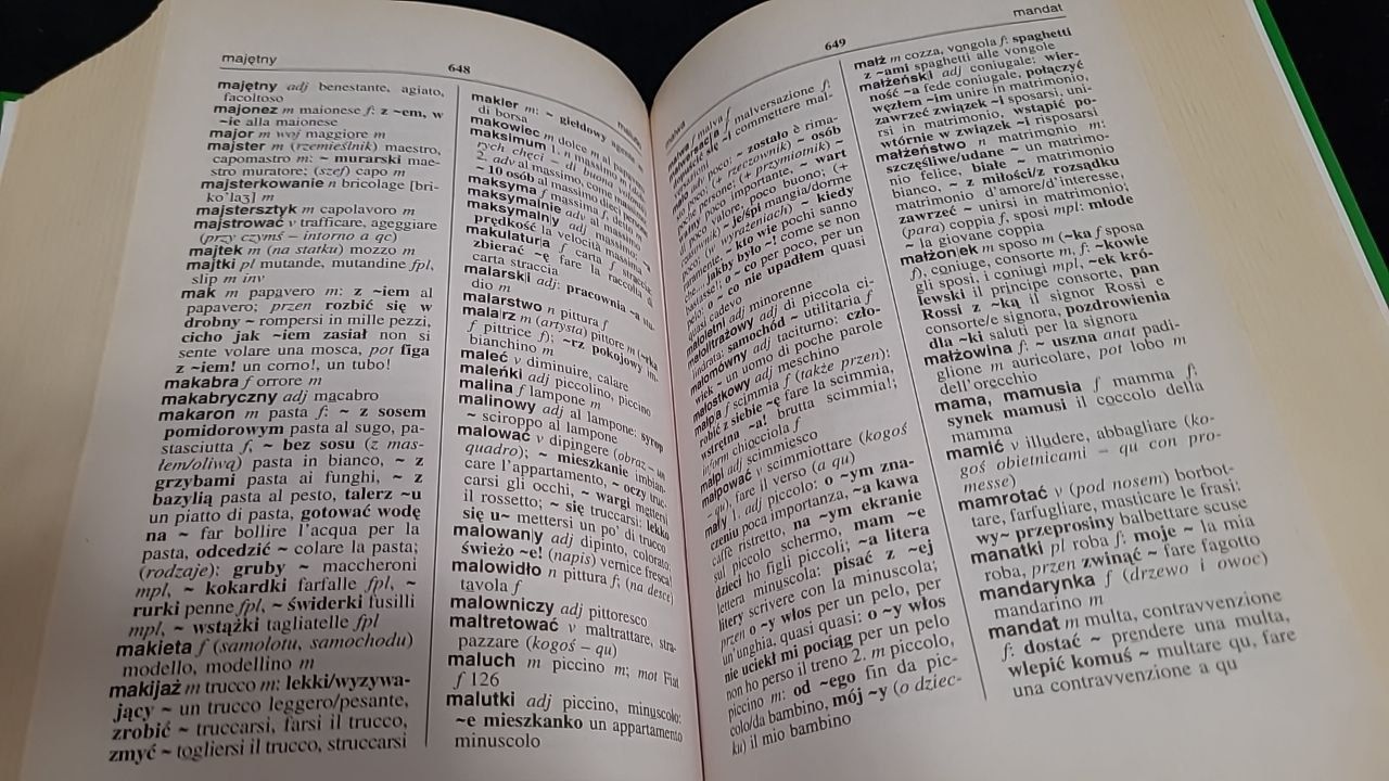 Słownik polsko-włoski / włoski-polski Jamrozik