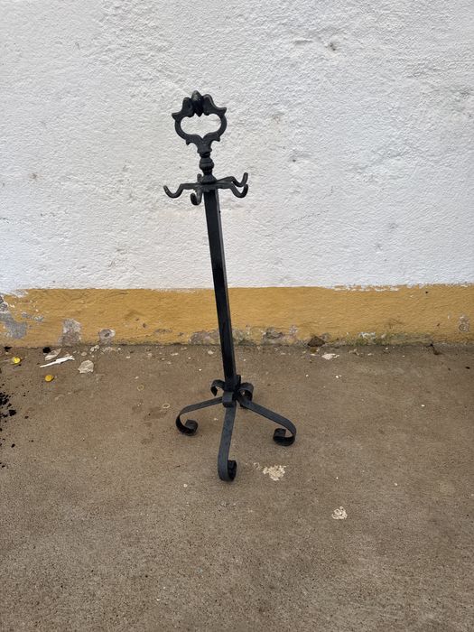Suporte de utensílios para Lareira antigo