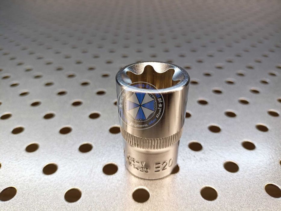 Nasadka Torx E20 Nasadka E-TORX 1/2" E20 Cr-V HONITON TORX E20 TORX 20