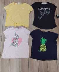 4 T-shirty rozmiar 134