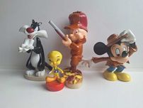 Figurki Myszka MIKI Elmer FUDD Kot SYLWESTER Kanarek TWEET Warner Bros