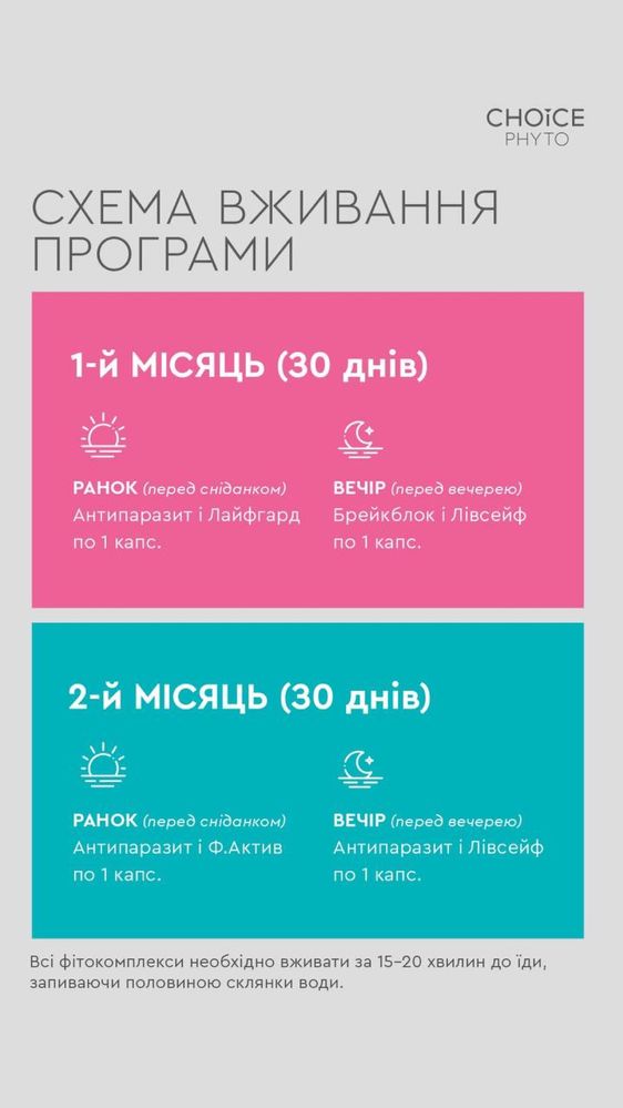 Антипаразитарна програма дитяча віком 6-12 років