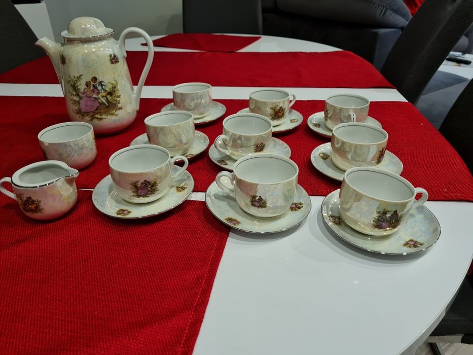 Zestaw kawowy porcelana PRL