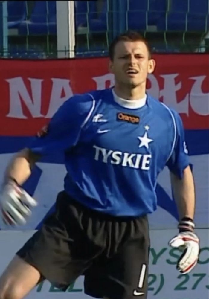 Niebieska koszulka Wisła Kraków 05/06