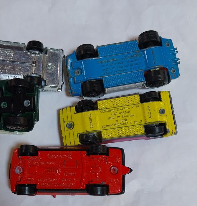 Lote de miniaturas antigas Matchbox