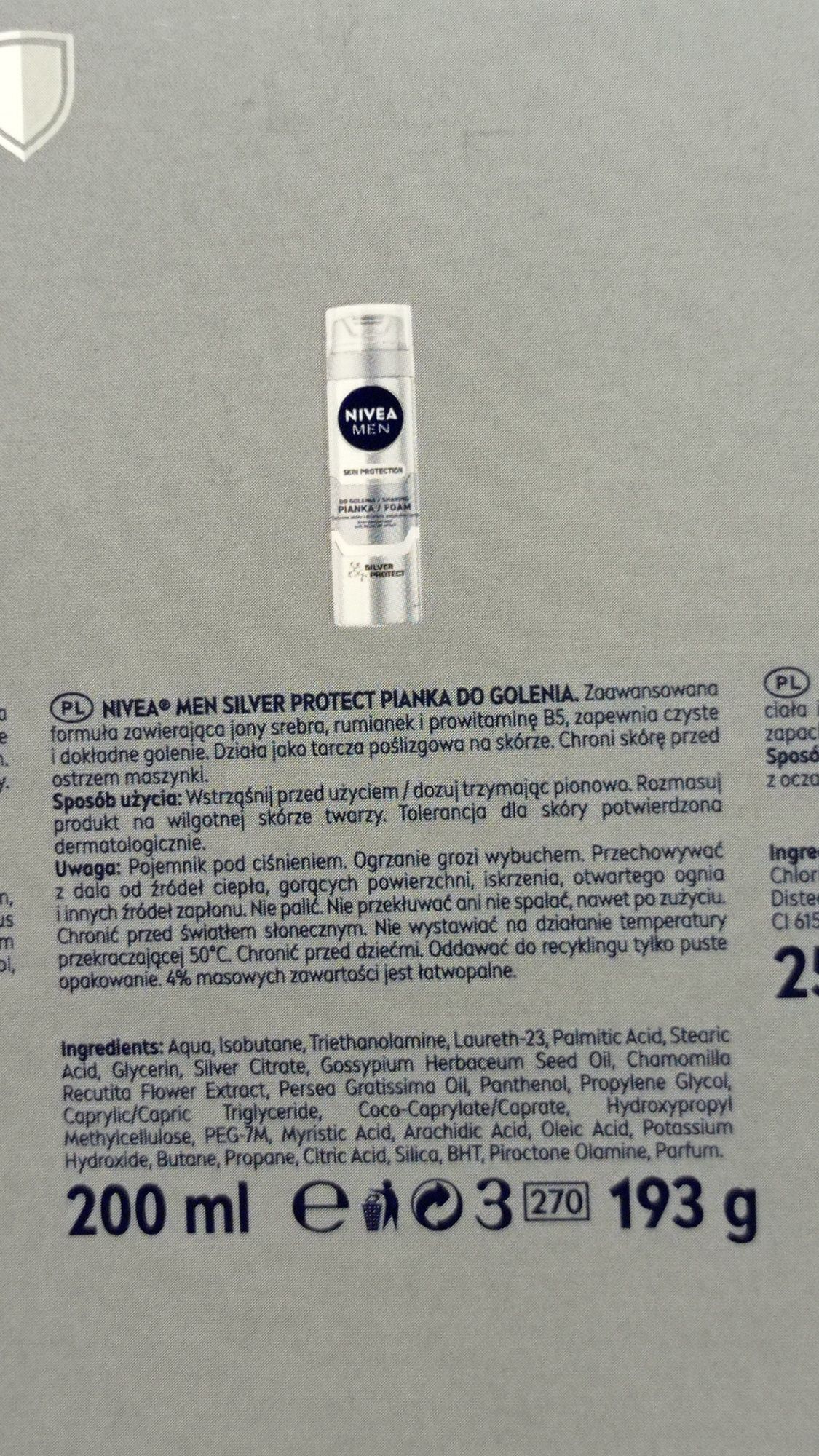 Nivea Men Silver Protect - zestaw dla mężczyzn NOWY