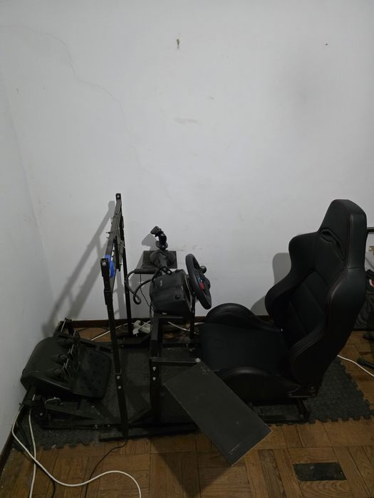 Kit Sim Racing Completo: Logitech G29 + Shifter + Cockpit Baquet