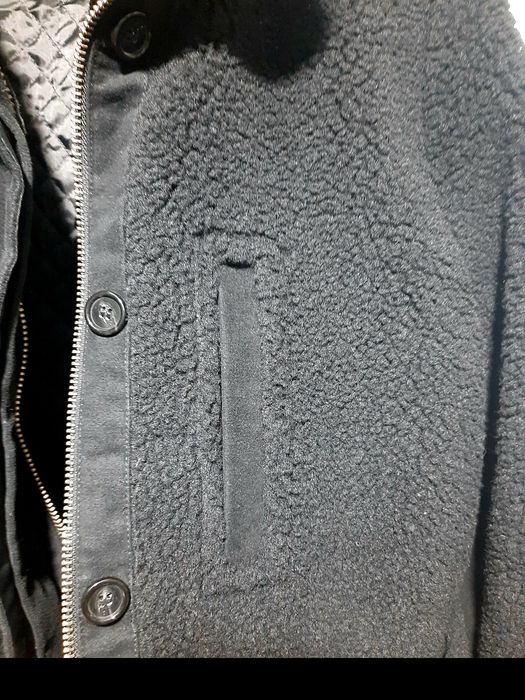 Arket teddy black coat , чорне пальто шуба теді на блискавці 34