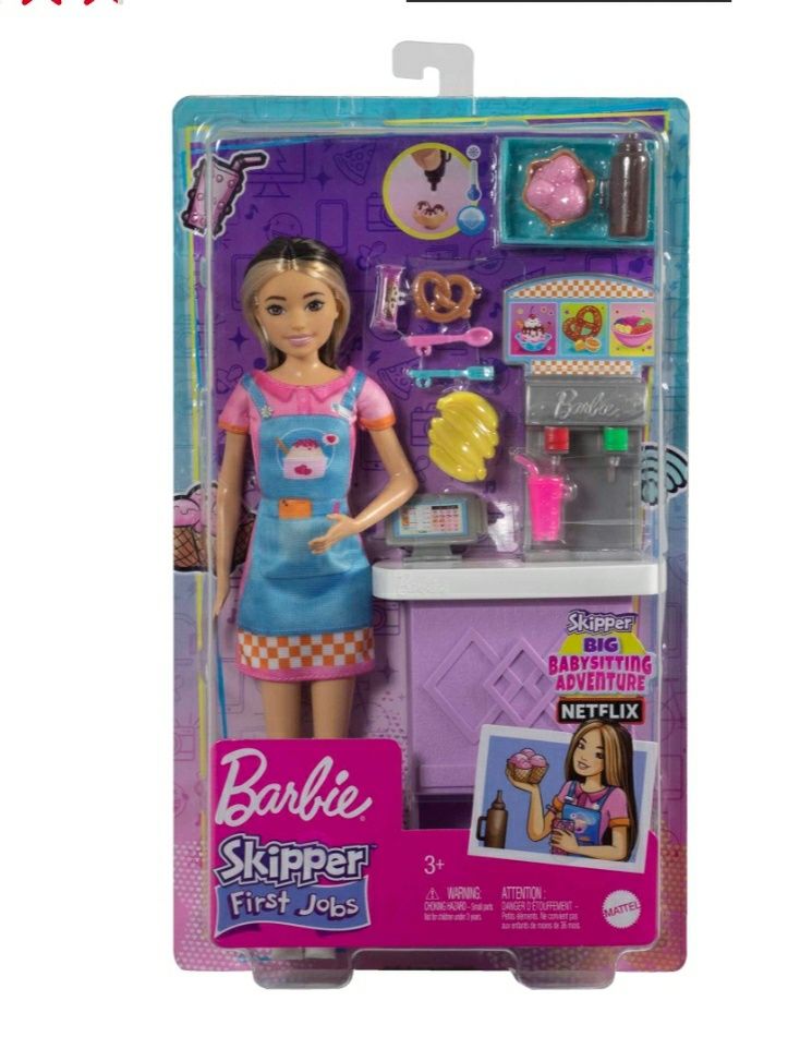 Ігровий набір Barbie Snack Bar, Ice Cream Shop, барбі оригінал